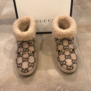 gucci fria wool booties